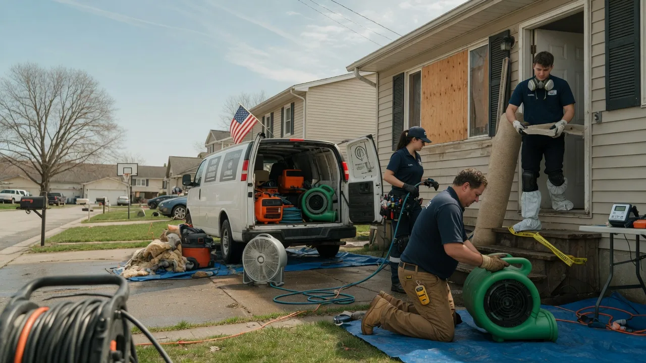 Water Damage Restoration in Long Grove, IA near me